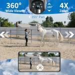 4G LTE Solar Security Camera with Night Vision