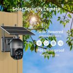 4G LTE Solar Security Camera with Night Vision