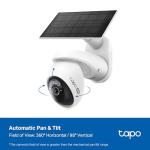 Tapo 4K Wireless Outdoor Camera with Solar Panel