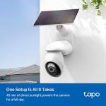 Tapo 4K Wireless Outdoor Camera with Solar Panel