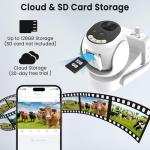 2K 4G LTE Solar Security Camera with Night Vision