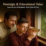 Brass 6" Handheld Telescope - Nautical Spy Gear