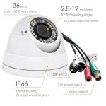 HD 1080P Outdoor Dome Camera with Varifocal Lens