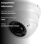 HD 1080P Outdoor Dome Camera with Varifocal Lens