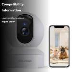 2K HD Pet Camera with Night Vision & App