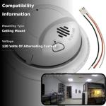 4K HD Wi-Fi Smoke Detector Spy Camera