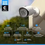 UltraHD Outdoor Bullet IP Security Camera - 5MP