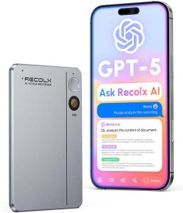 Smart AI Voice Recorder with App Control