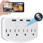 1080P Wireless Mini Hidden Spy Outlet Camera