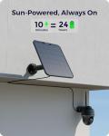 4K Solar Security Camera with 360° Pan Tilt