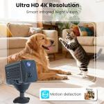 4K Mini Spy Camera with Night Vision and Remote Viewing