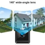 HIDRUO Mini Magnetic Security Camera with Night Vision