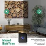 HIDRUO Mini Magnetic Security Camera with Night Vision