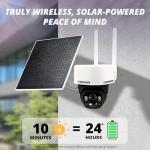 Defender 4G LTE Dual 2K AI PTZ Security Cameras