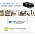 HD 1080p WiFi Hidden Camera Alarm Clock