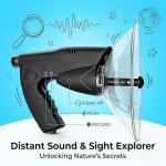 HAUSBELL Bionic Ear: Parabolic Microphone for Nature Observation