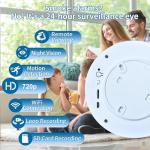 Spy Smoke Detector Camera with 32GB WiFi & Night Vision