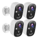 MaxiViz Wireless Outdoor Security Cameras - 4 Pack