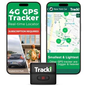 Spy Gear: Tracki 4G GPS Tracker - Small, Portable