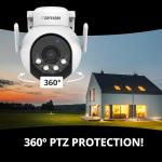 AI-Powered 4K Outdoor PTZ Security Camera
