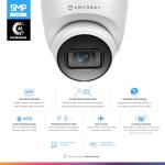 Amcrest 5MP Outdoor PoE Security Camera with Audio