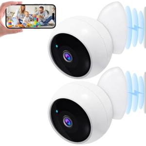 AMTIFO Wireless Outdoor Security Cameras 2-Pack