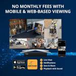 AI-Powered 4K Wired Security Camera System