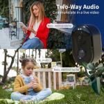 Wireless Outdoor Security Camera with Night Vision