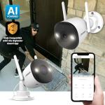 AI 4K Outdoor Security Camera with Two-Way Talk