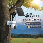 HOSAFE 4G LTE Outdoor Security Camera with Solar Panel