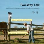 HOSAFE 4G LTE Outdoor Security Camera with Solar Panel