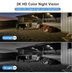 HOSAFE 4G LTE Outdoor Security Camera with Solar Panel