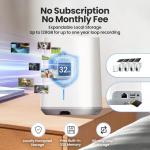 Wireless Solar Security Cameras - 4-Cam Pack