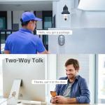 WESECUU 2K Light Bulb Security Camera with Alexa