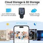 4K Mini Spy Camera with AI Motion Detection