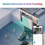 SV3C Outdoor WiFi Dome Camera - Auto Tracking, 5MP