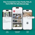 Arlo Essential Indoor 2K Security Camera with Tracking