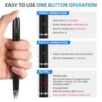 1080P Mini Hidden Camera Pen with Long Battery Life