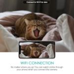 WiFi Wall Clock Camera with Motion Detection