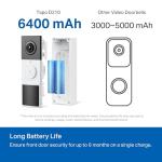 Tapo 2K Smart Video Doorbell with Chime