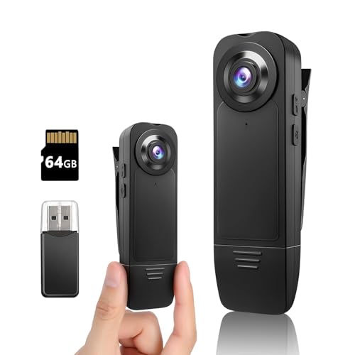 kaysunlink 1080P Mini Body Camera with 64GB