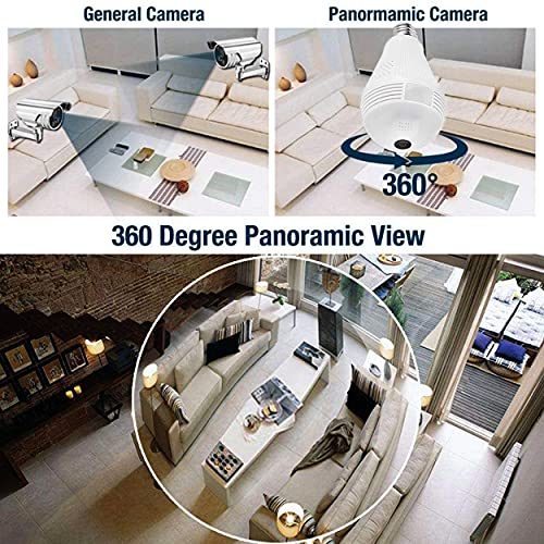 Smartbulb360 Security Camera: 360 Degree Panoramic Spy Gear