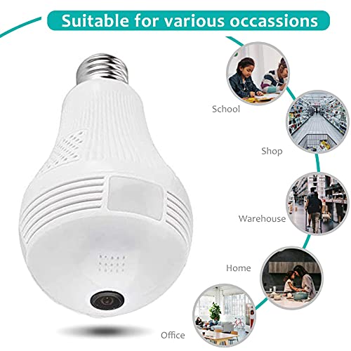 Smartbulb360 Security Camera: 360 Degree Panoramic Spy Gear