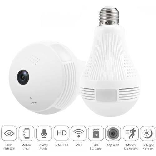 Smartbulb360 Security Camera: 360 Degree Panoramic Spy Gear