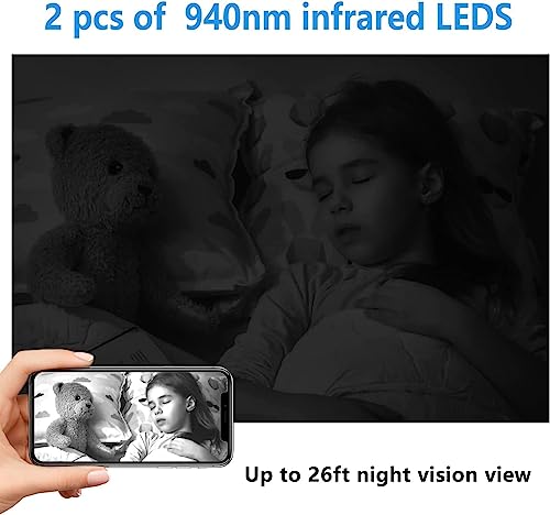 Mini Spy Camera with Motion Detection, Night Vision