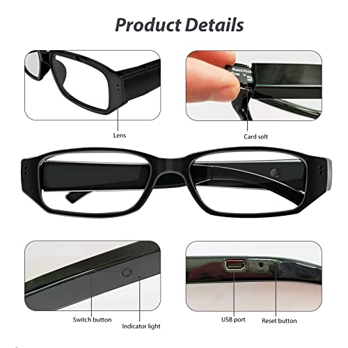 NANIBO HD 1080P Camera Glasses: Wearable Spy Gear
