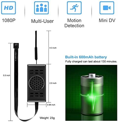 WiFi Mini Spy Camera Nanny Cam HD 1080P