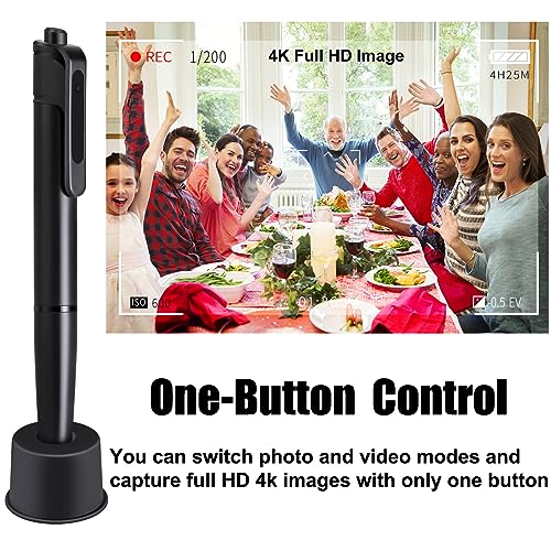 4K Spy Pen Camera - 64GB, Full HD Video