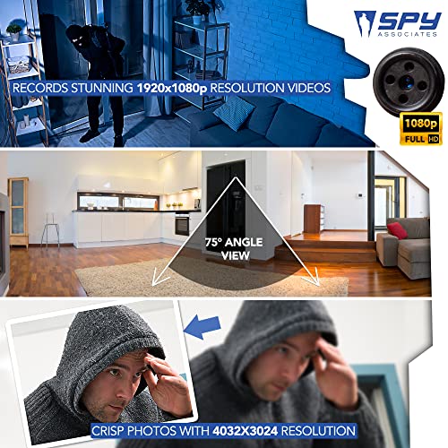 Mini Button Camera with 1080p Resolution