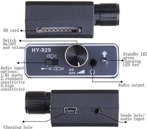 UZIMO Enhanced Listen Thru-Wall Spy Microphone System